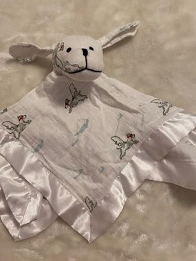 Aden + Anais Puppy Dog Flying Dogs Clouds White Muslin Baby Lovey